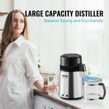 Water Distiller, 4L 1.05 Gallon Pure Water Purifier Filter For Home Countertop, 750W Distilled Water V952-BXGZLSJYS4LD2TK5LV3