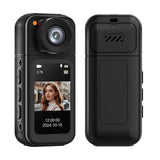 2.7K HD Mini Action Camera, Portable Thumb Camera with 180&deg Rotating Lens, Black V178-59163