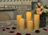 Flameless Candles Battery Operated Candles Flickering, Outdoor Waterproof LED with Remote Control V1192-AZ-W-11689