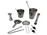 11PCS/Set Cocktail Shaker Set Bartender Kit Cocktail Strainer Stainless Steel Barware for Home V1294-YM0714-3118210200712