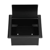 Embedded Toilet Paper Holder 304 Stainless Steel Roll Paper Rack for Home Bathroom Hotels Black V1294-YM0901-3112210078611