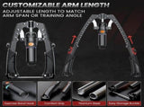 Twister Arm Trainer, 3 in 1 Hydraulic Power Chest Workout Equipment with Ab Roller Wheels and Hooks, V1079-ARMTRAINERNOWHEELS