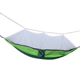 Outdoor Hammock 661lb Load Bearing Lightweight Portable Hammock with Net for Courtyard Camping V1294-YM0901-3111240095411
