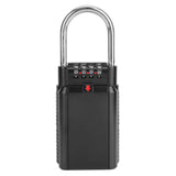 Outdoor Waterproof Hanging Zinc Alloy Password Key Safe Box Storage Lock Box for Home FactoryBlack V1294-YM0901-3117200141112