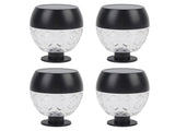 4pcs Solar Fence Lights Solar Outdoor Wall Lights Up Down Lighting IP65 Water Resistant for Garden V1294-YM0901-3119240139811