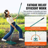 VEVOR Lawn Leveling Rake, 30"x10" Level Lawn Tool, Heavy-duty Lawn Leveler with 78" Steel Extended V952-CPPZP1030000Q4VM8V0