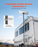 VEVOR Starlink RV Ladder Mount 360&deg;Adjustable Extra Long Starlink for Gen 3 V952-FCPTAZKSDXLT56BFU001V0