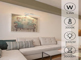 Picture Lights for Wall Plug in or Hardwired,3000K Warm White Dart Board Lights with V1171-CB-BOM001536