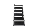 PaWz 6 Steps Dog Ramp Adjustable Height Black PT1145-6-BK_NZ