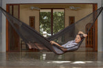 Outdoor undercover cotton Mayan Legacy hammock King size Black V97-TKBLACK