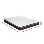 Giselle Bedding Memory Foam Mattress Bed Cool Gel Non Spring 25cm Double FOAM-B-MFM-H025-D