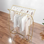 Commercial Clothing Garment Rack Retail Shop in Gold V63-920631