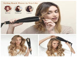 Smart Auto-Rotating Ceramic Curling Wand 360&deg Automatic Hair Roller for Natural Curls V1268-MZ00091