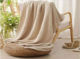 Cotton Muslin Blank 6 Layer Gauze Throw Blank Breathable Soft Absorbent Summer Blank for Bed Couch V1370-AZ4-09500