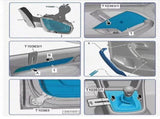Portable Auto Door Upholstery Removal Wedge Car Disassemble Trim Wedge Removal Modification Tools V1369-AZ3-W-13904