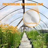 Greenhouse Film, Greenhouse Polyethylene Film 12x25 ft Greenhouse Plastic V952-PEWSM1225FT000001V0