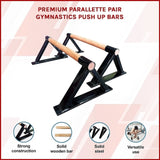 Premium Parallette Pair Gymnastics Push Up Bars V63-840241