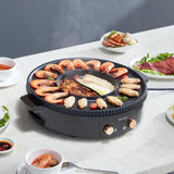 Hot Pot with Grill 1800W 2-in-1 Electric Smokeless Grill and Hot Pot V952-YXDHGHS1550WPJEZ7V3