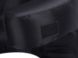 Face Pillow Silk Fabric Memory Foam Soft Cushioning Ergonomic Beauty Pillow for Back Sleep Black V1294-YM0901-3117240292711