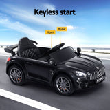 Kids Electric Ride On Car Mercedes-Benz AMG GTR Licensed Toy Cars Remote Black RCAR-AMGGTR-S-BK