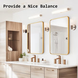 Wall Mirror Rectangular Aluminum Frame Bathroom 60x80cm GOLD V274-FT-BM-ALUSQ-GD6080