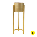 Levede Plant Stand Garden Planter Metal Gold Large UM1198-L-GD