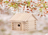 Hanging Wooden Bird Nests House Nesting Box Birdhouse Accessories for Parrots Pets Handicraft V1294-YM0901-3111200119611