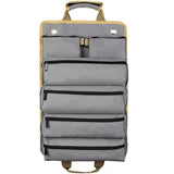 Grey Roll-Up Tool Organizer Bag - 1200D Oxford Fabric Waterproof Hardware Storage with Detachable V888-ELOSUNG56184-5