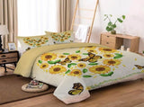 Sunflower Valencia Botanical Quilt / Doona / Duvet Cover set V745-AQ043931K3