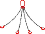 Chain Sling, 8 mm x 1m Chains with Hooks, G80 Engine Chain Hoist Lifts, 5 Ton Load Capacity V952-GLSJG80SZGL8MMX1MV0