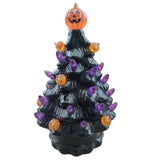 Lighted Ceramic Halloween Tree Tabletop Halloween Decoration Halloween Tree Pumpkin Light V1294-YM0717-10352430