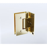 90 Degree Brass Glass Shower Door L-Hinge in Gold V63-930541