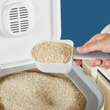 Large Capacity Storage Container with Handle - Airtight, Press-to-Open Design for Convenient V888-ELOSUNG15932