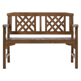 Gardeon Outdoor Garden Bench Wooden Chair 2 Seat Patio Furniture Lounge Natural ODF-BENCH-2SEAT-NTL