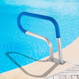Pool Rail 30x22 Pool Railing 304 Stainless Steel 250LBS Load Capacity Silver Rustproof Pool Handrail V952-BXGYCFS3W30X22YC1V0