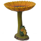 Resin Frog Birdbath Garden Statue, Antique Yard Decor for Home, Large Inventory! V1192-AZ-W-26069