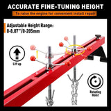 HORUSDY 1.8M Engine Support Bar Engine Load Leveler Transmission Dual Hook 500Kg V465-86336