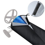 Swimming Pool Solar Reel Cover Waterproof Pool Solar Blanket Reel Cover for Pools Reel Up to 18' V1366-AZ2-W-21671