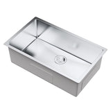 VEVOR Kitchen Sink, 304 Stainless Steel Drop-In Sinks, Undermount Single Bowl Basin with V952-QRSSCTSPDCY30XG7MV0