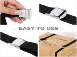 15 Pack 6.5 Feet Lashing Straps Adjustable Kayaks Tie Down Cam Buckle with Buckles up to 250lbs for V1259-DP01-A-5524