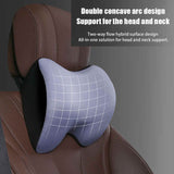 Pink Memory Foam Car Seat Neck and Lumbar Support Set - Ergonomic Cushion for Office, Home, and V888-ELOSUNG17200