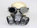 Steampunk Gas Mask Goggles Spikes Skeleton Warrior Death Mask Masquerade Cosplay Halloween Costume V1294-YM0717-10123671