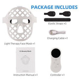 Red Light Therapy for Face, 850nm NIR LED Mask for Daily Beauty Routine 8 Modes Light Therapy Mask, V1107-110-76619