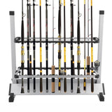 Fishing Rod Rack Holder 24 Rods Storage V350-FIS-RODHO-RACK-24R