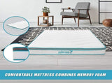 Queen 20cm Hybrid Mattress Memory Foam and Innerspring Support V63-821871