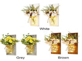 LED Mason Jar Wall Lights Indoor Outdoor Patio Vase Hanging Lights Home Wall Decorations V1294-YM0626-230221HR03-3
