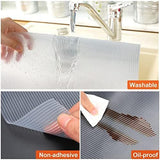 Non Adhesive Shelf Liner, Washable Waterproof Non Slip Cabinet Drawer Refrigerator Liner, 20 in x 35 V1237-MS-724-078