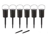 6 Sets LED Solar Garden Lamp Waterproof Light for Landscape Star Moon Ground Plug Lamp for Outdoor V1294-YM0703-3119230048311