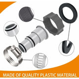 Swimming Pool Hose Adapter Compatible with Intex Pump Hose Connections, 32mm and 38mm V1237-ZY-528-156