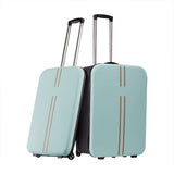 Foldable Carry-On Luggage, 20-Inch Durable Travel Suitcase with Wheels Sturdy, Compact & Portable V1107-CS-RKVHSJ22